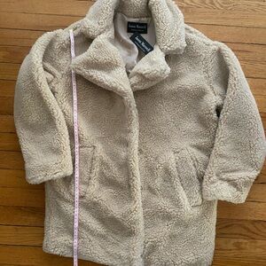 Jason Maxwell Kids Sherpa Jacket - Beige